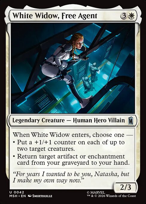 White Widow, Free Agent [Foil]