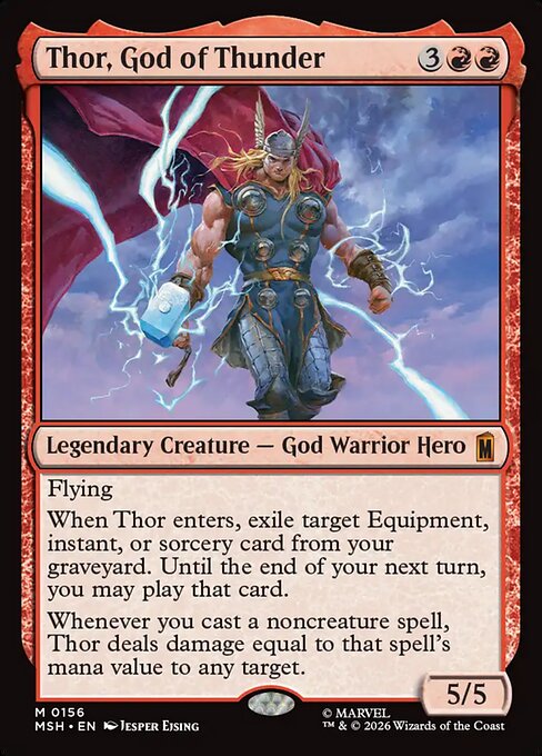 Thor, God of Thunder [Foil]