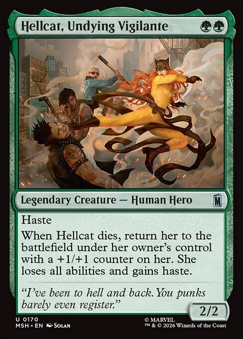 Hellcat, Undying Vigilante [Foil]