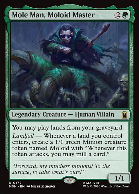 Mole Man, Moloid Master [Foil]