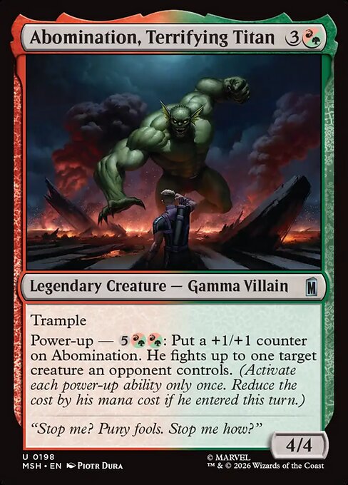 Abomination, Terrifying Titan [Foil]