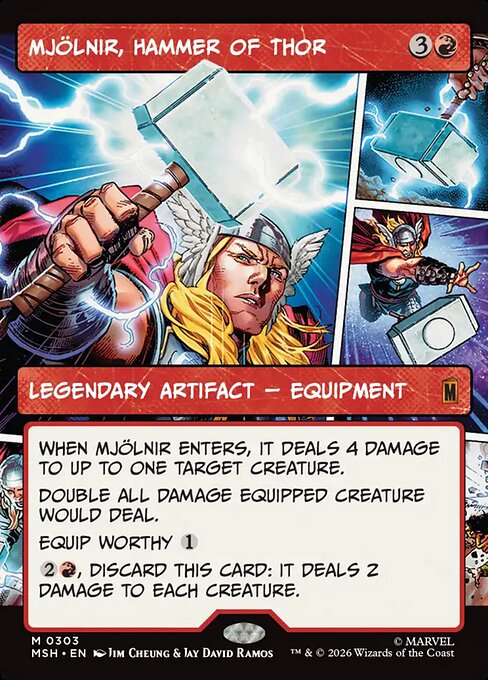 Mjölnir, Hammer of Thor [Showcase Panel Foil]