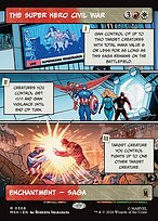 The Super Hero Civil War [Showcase Panel]