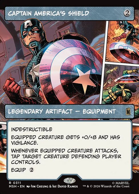 Captain America's Shield [Showcase Panel Foil]