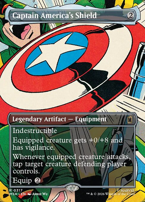 Captain America's Shield [Borderless Scene Foil]