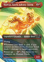 Human Torch, Johnny Storm [Borderless Scene]