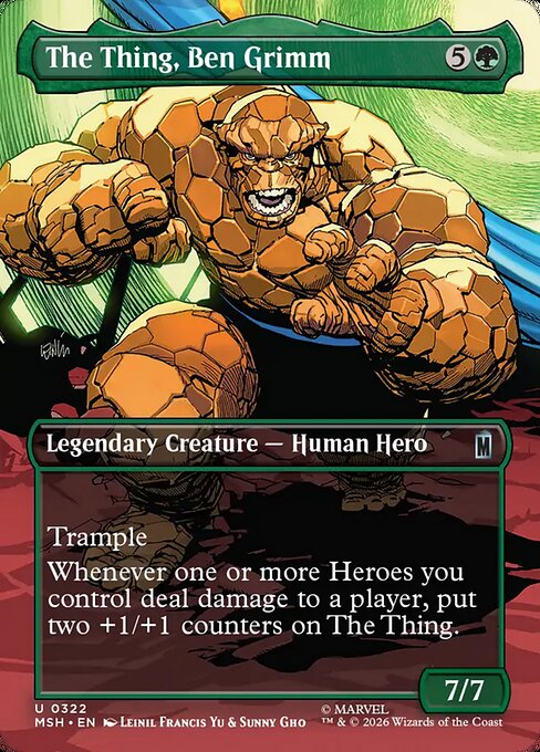 The Thing, Ben Grimm [Borderless Scene]