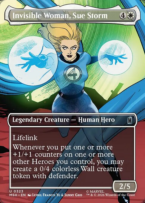 Invisible Woman, Sue Storm [Borderless Scene]