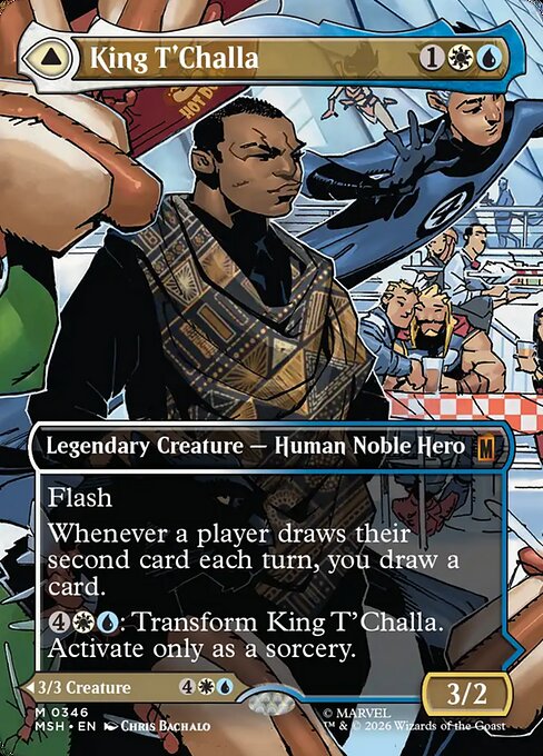 King T'Challa // Black Panther, Hope Enduring [Borderless Scene Foil]