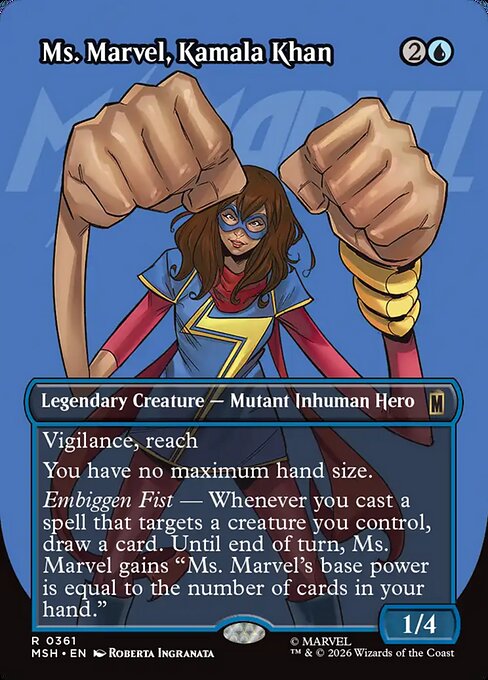 Ms. Marvel, Kamala Khan [Borderless Logo]