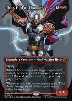 Thor, God of Thunder [Borderless Logo]