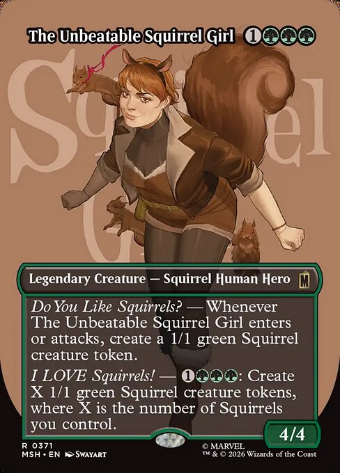 The Unbeatable Squirrel Girl [Borderless Logo]