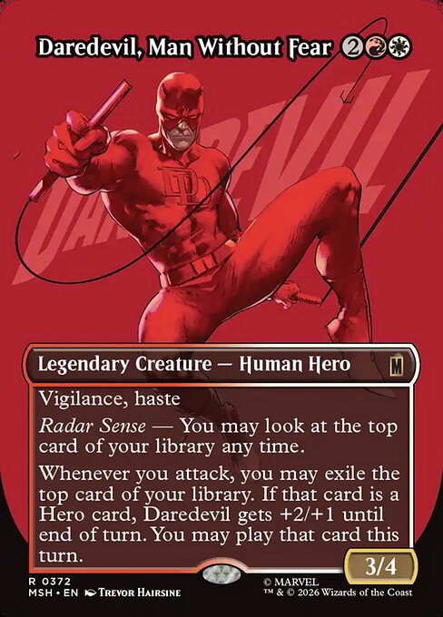 Daredevil, Man Without Fear [Borderless Logo]