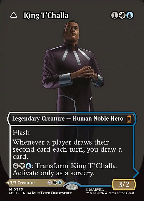 King T'Challa // Black Panther, Hope Enduring [Borderless Logo Foil]