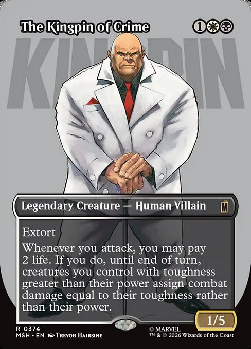 The Kingpin of Crime [Borderless Logo Foil]