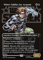 Winter Soldier, Icy Assassin [Borderless Logo]