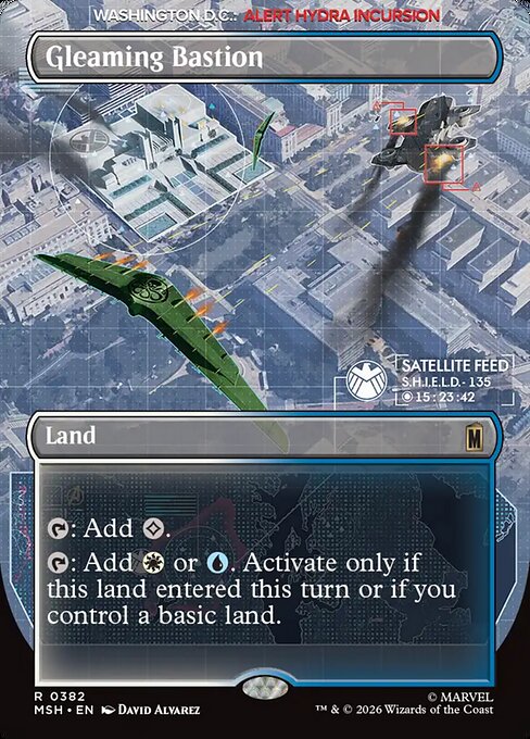Gleaming Bastion [Borderless Foil]