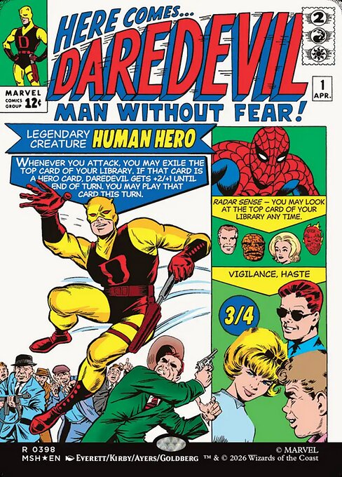Daredevil, Man Without Fear [Classic Comic Foil]