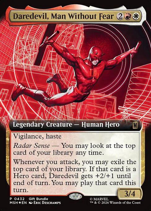 Daredevil, Man Without Fear [Bundle Extended Artwork Foil]