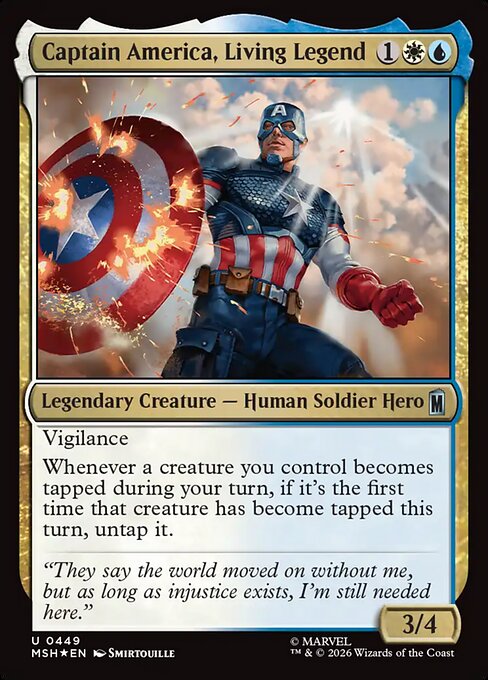 Captain America, Living Legend [Surge Foil]