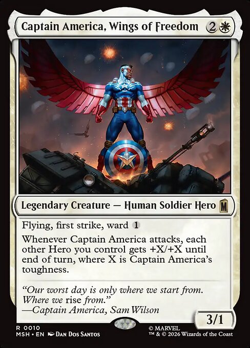Captain America, Wings of Freedom [Foil]
