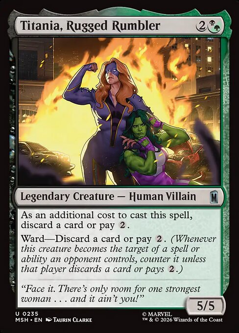 Titania, Rugged Rumbler [Foil]
