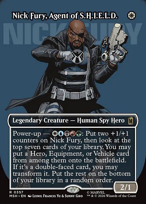 Nick Fury, Agent of S.H.I.E.L.D. [Borderless Logo]