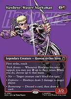 Hawkeye, Master Marksman [Borderless Logo]