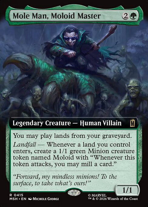 Mole Man, Moloid Master [Extended Artwork Foil]