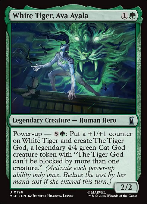 White Tiger, Ava Ayala [Foil]