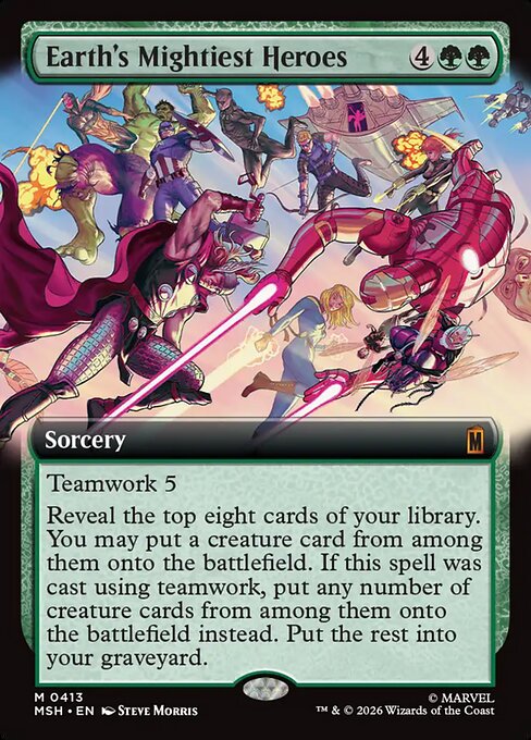 Earth's Mightiest Heroes [Extended Artwork Foil]