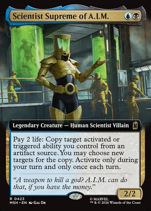 Scientist Supreme of A.I.M. [Extended Artwork]