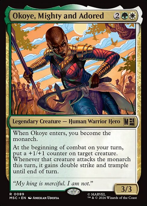 Okoye, Mighty and Adored