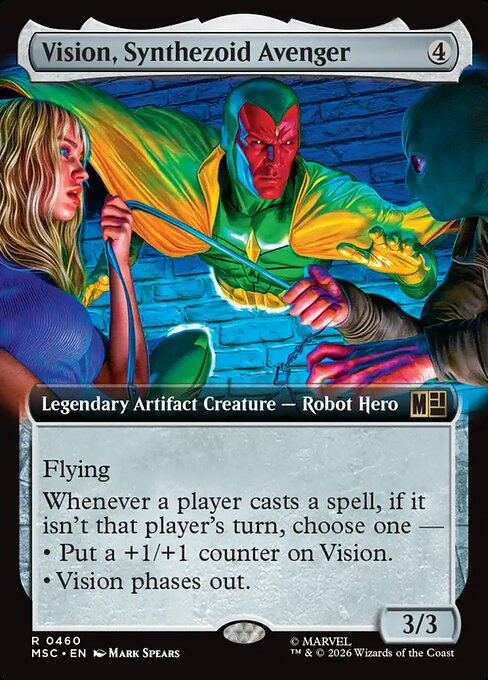 Vision, Synthezoid Avenger [Extended Artwork]