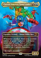 Captain America, Team Leader [Borderless Surge Foil]