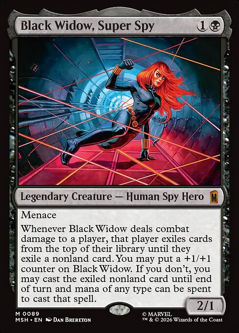 Black Widow, Super Spy [Foil]