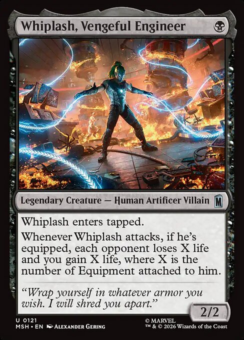 Whiplash, Vengeful Engineer [Foil]
