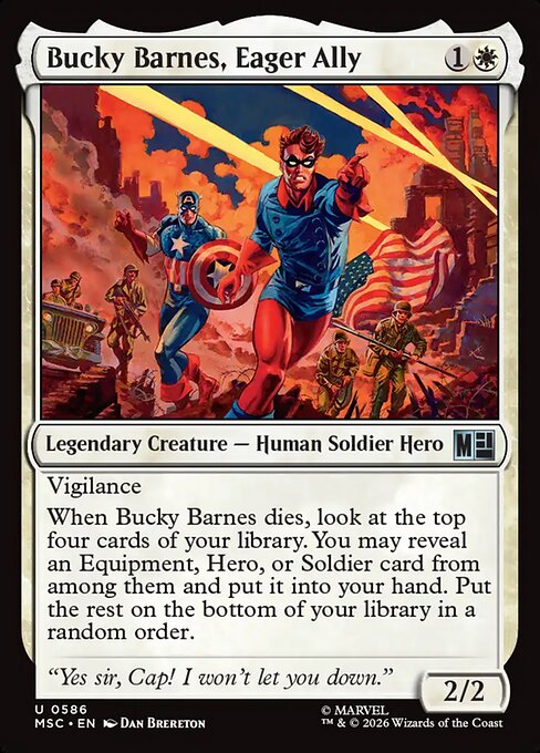Bucky Barnes, Eager Ally [Foil]