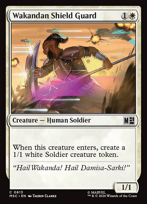 Wakandan Shield Guard [Foil]