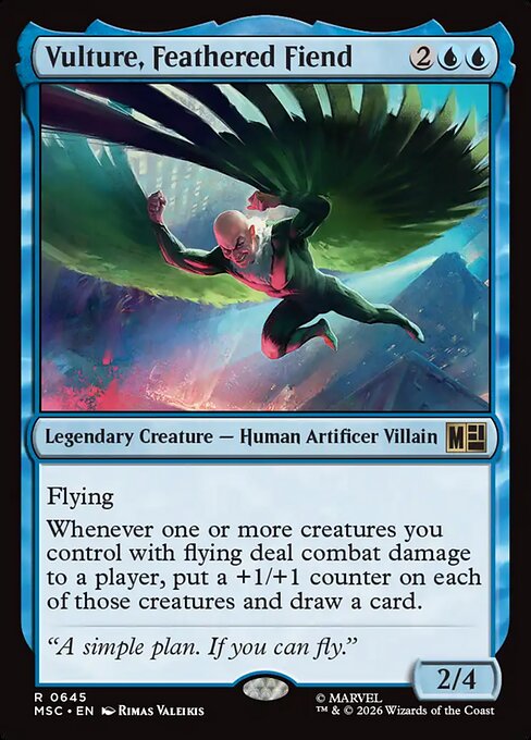 Vulture, Feathered Fiend [Foil]