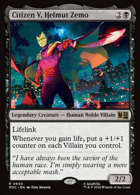 Citizen V, Helmut Zemo [Foil]