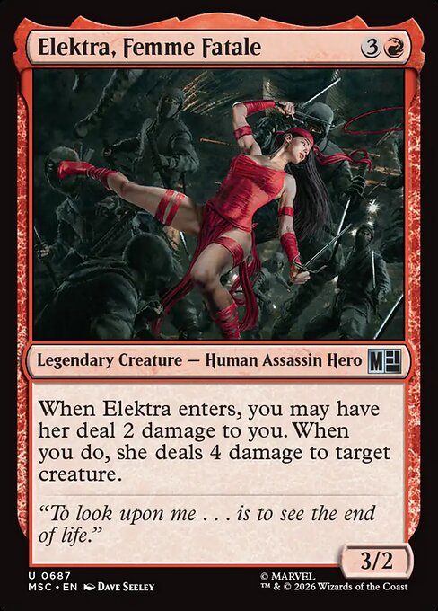 Elektra, Femme Fatale [Foil]