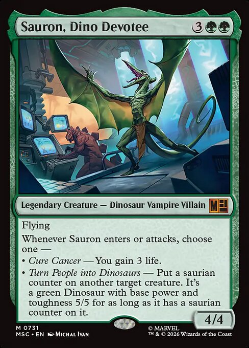 Sauron, Dino Devotee [Foil]