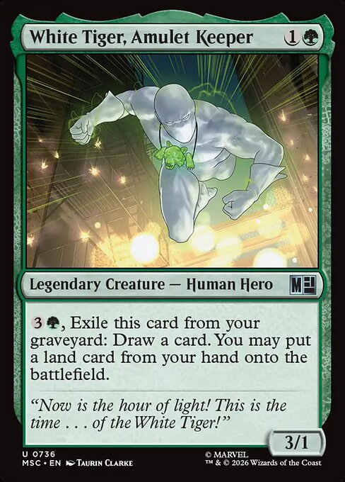 White Tiger, Amulet Keeper [Foil]