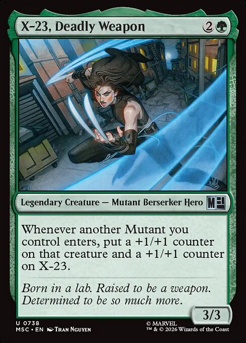 X-23, Deadly Weapon [Foil]