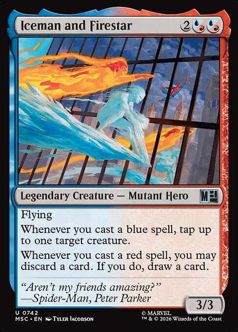 Iceman and Firestar [Foil]