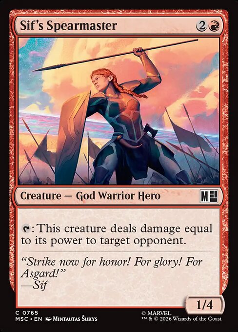 Sif's Spearmaster [Foil]