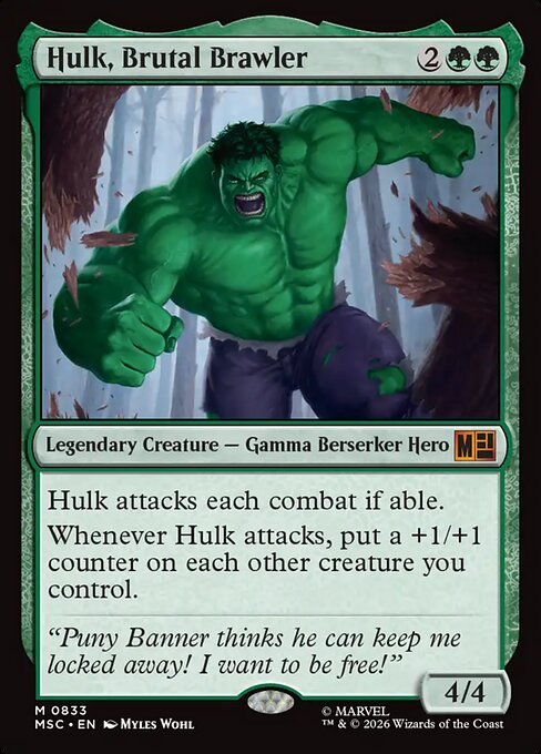 Hulk, Brutal Brawler [Foil]