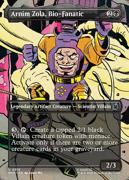 Arnim Zola, Bio-Fanatic [Borderless Scene Foil]
