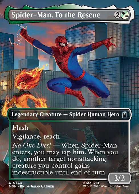 Spider-Man, To the Rescue [Borderless Scene]